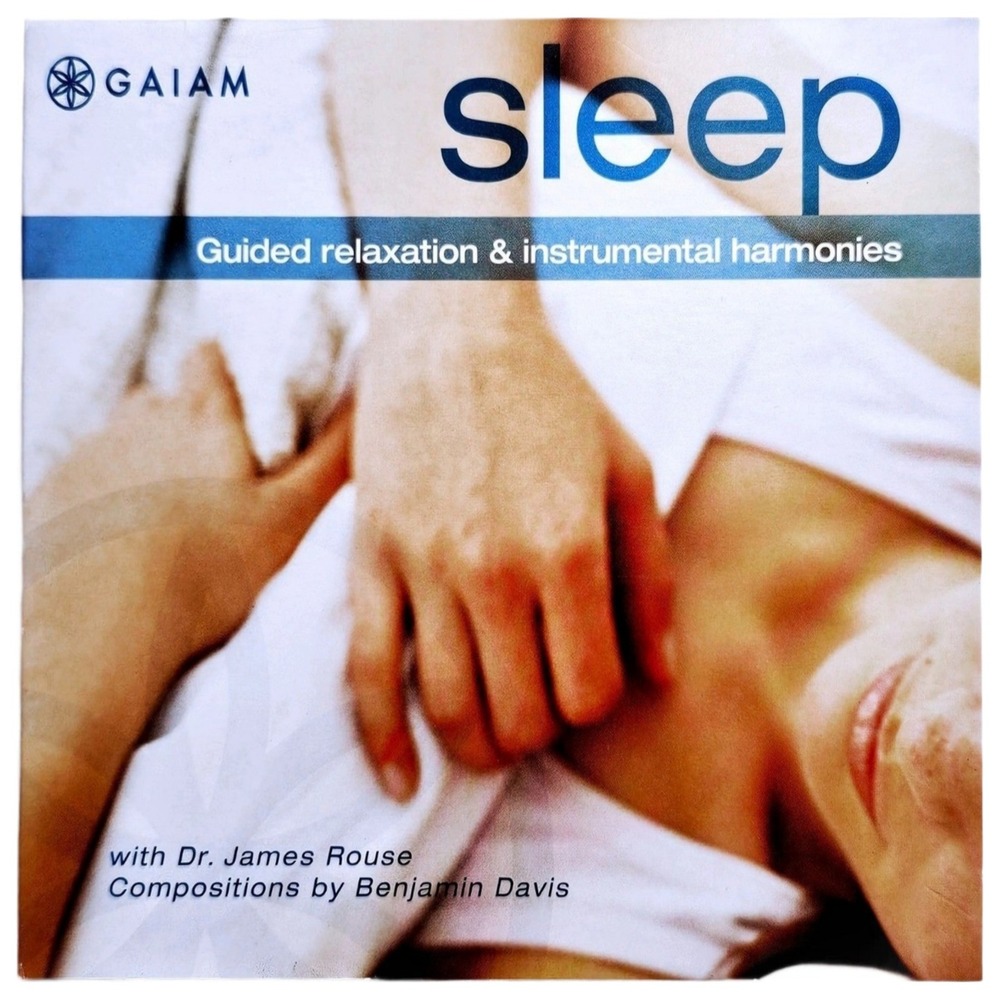 Gaiam Sleep Guided Relaxation CD Dr. James Rouse Instrumental Harmonies Benjamin